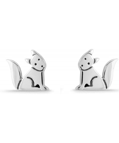 Jewelry Sterling Silver Dog Stud Earrings $11.25 Earrings