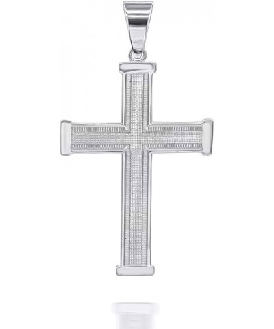 Solid Sterling Silver Religious Cross Pendant Necklace 16.0 Inches Mini $29.75 Necklaces