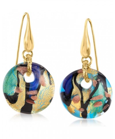 Italian Multicolored Murano Glass Drop Earrings in 18kt Gold Over Sterling $42.64 Earrings