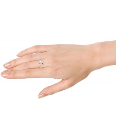 Sterling Silver 2 Cubic Zirconia Crossover Adjustable Ring or Toe Ring $9.91 Body Jewelry