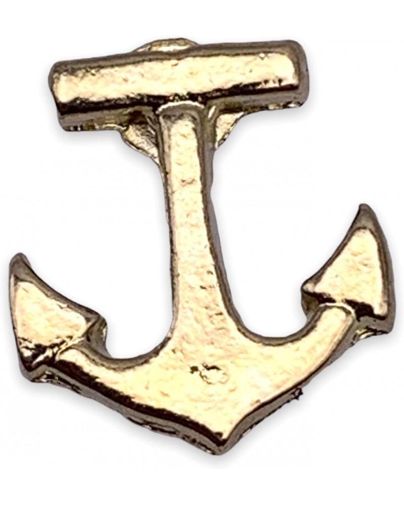 Gold Anchor Lapel Pin Cool Pins Perfect for Backpack Pins and Button Pins, Nautical Sailboat Pin, Anchor Jewelry, Great for C...