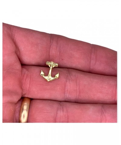 Gold Anchor Lapel Pin Cool Pins Perfect for Backpack Pins and Button Pins, Nautical Sailboat Pin, Anchor Jewelry, Great for C...