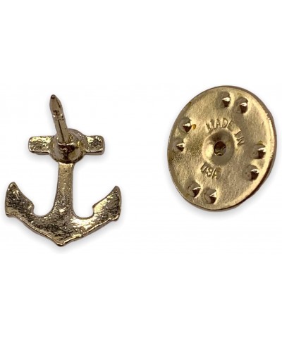 Gold Anchor Lapel Pin Cool Pins Perfect for Backpack Pins and Button Pins, Nautical Sailboat Pin, Anchor Jewelry, Great for C...