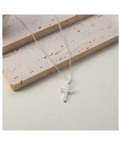 Cross Necklace for Women 18K Gold Plated Cute Cross Pendant Choker Necklaces Simple Trendy Everyday Jewelry Lace Cross-SL $8....