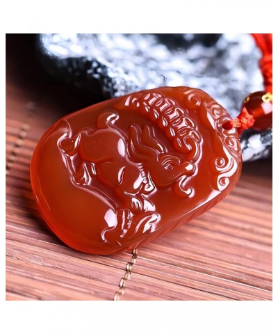 Women's pendant and Men's pendant Authentic 100% Pure Natural Zodiac Necklace Pendant Made of agate Gemstone Horoscope Animal...