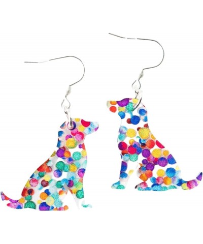 Cat Book Shelf Earrings for Women Girls Acrylic Puppy Dinosaur Dangle Earrings Cartoon Students Teacher Earrings Style 4 $6.1...