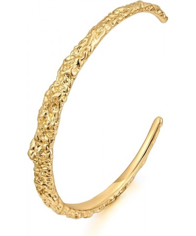 Gold Bangle With Smooth Surface Gold Twisted Bangle Gold Bangle Bracelets For Women Fashion Jewelry Gift Gold Bangle $7.79 Br...