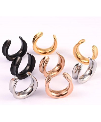 DIY Ear Tunnels Hanger Pendant Stainless Steel Plugs Gauges Stretcher 2g 0g Body Piercing Jewelry 10mm(00G) E-U shape $6.71 B...