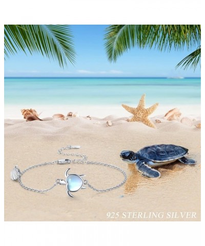 925 Sterling Silver Bracelets for Women Mother's Day Birthday Christmas Gifts for Women Mom Wife Girls Turtle Bracelet $13.24...