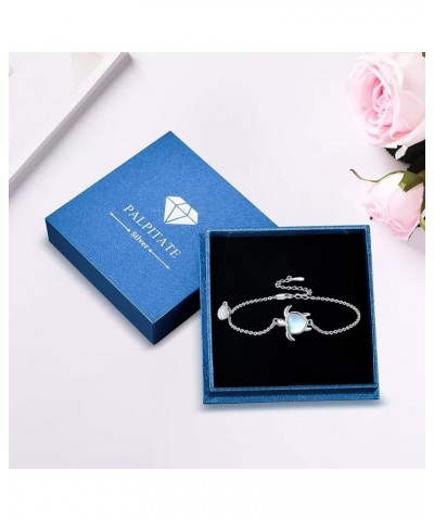 925 Sterling Silver Bracelets for Women Mother's Day Birthday Christmas Gifts for Women Mom Wife Girls Turtle Bracelet $13.24...