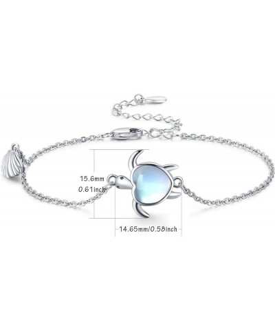 925 Sterling Silver Bracelets for Women Mother's Day Birthday Christmas Gifts for Women Mom Wife Girls Turtle Bracelet $13.24...