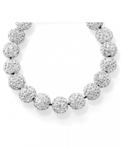 15 White Hip Hop Disco Ball Adjustable Pave Bracelet For Women $10.25 Bracelets