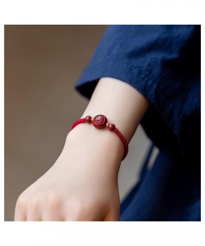 Red String Feng Shui Bracelet Chinese 12 Zodiac Bracelet Cinnabar Bracelet Tai Sui Amulet, Adjustable monkey $9.65 Bracelets