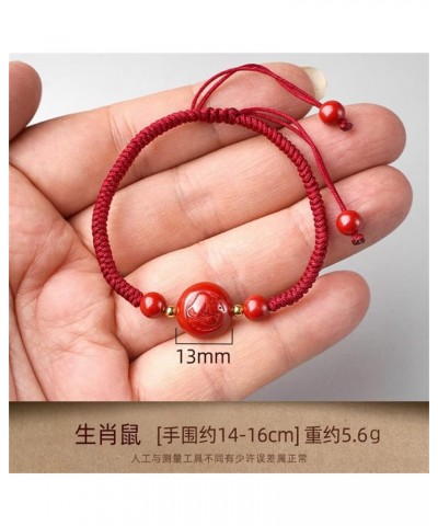 Red String Feng Shui Bracelet Chinese 12 Zodiac Bracelet Cinnabar Bracelet Tai Sui Amulet, Adjustable monkey $9.65 Bracelets