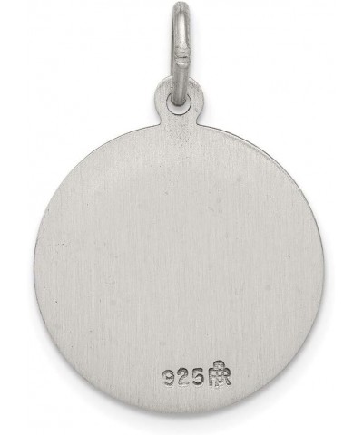 Sterling Silver Antiqued Saint John Neumann Medal 25mm 20mm style QC5745 $17.42 Pendants