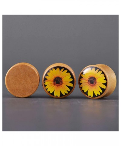 2 PCS Ear Gauges Resin Wood Stretching Ear Tunnels Expanders Body Piercing Jewelry 16mm(5/8'') PO-D3203 $7.83 Body Jewelry