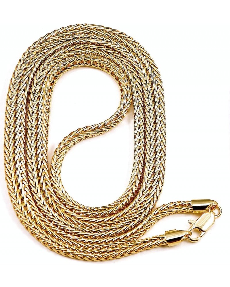 Franco Style Necklace Chain with Lobster Claw Clasp GOLD COLOR 24 FRANCO $9.68 Necklaces