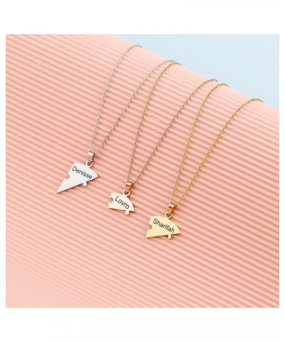 Custom Puzzle Piece Necklace Personalized Engraved 3-6 Name Stainless Steel Jigsaw Pendant Christmas Jewelry Gifts for Women ...