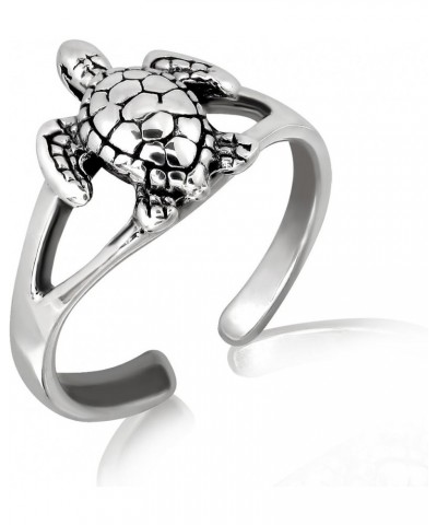 WithLoveSilver 925 Sterling Silver Sea Turtle Toe Ring $14.99 Body Jewelry