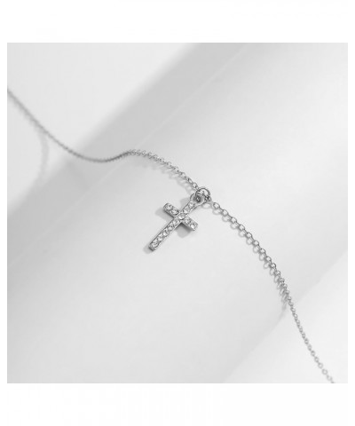 Cross Necklace for Women Gold Silver Cross Necklaces for Women Trendy Dainty Gold Necklace Sterling Silver Necklace for Men C...