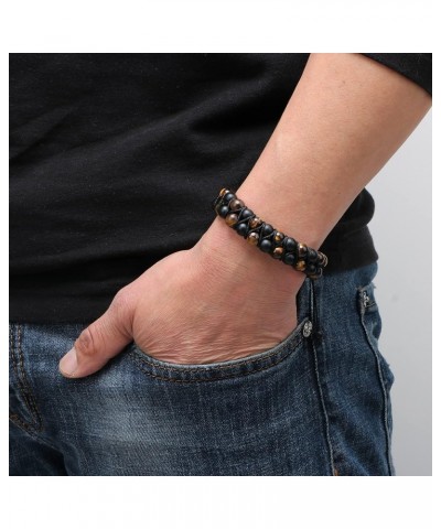 Triple Protection Bracele for Men Bead Bracelets for Men Boyfriend Husband Brother Son Triple Protection Bracele for Men Bead...