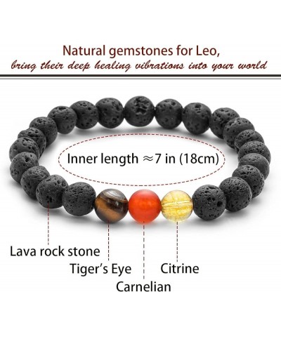 Spiritual Crystal Beads Zodiac Bracelet for Women Horoscope Jewelry Birthday Gift Leo 7 in $9.44 Bracelets