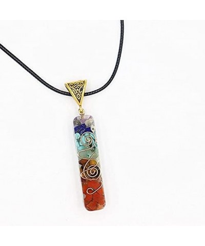 Healing Crystals Gemstone Chakra Om Symbol Pendant Necklace Lava Rock Bracelet Set Prosperity Reiki Wealth Money Fortune Posi...