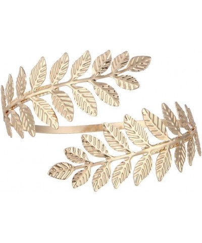 Leaf Arm Cuff Upper Arm Band Cuff Bracelets Gold Leaves Branch Armlet Boho Bangle Bracelet Adjustable Armband Jewelry Accesso...