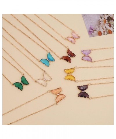 Necklace Chain for Women Girls, Women Necklace Creative All-match Women Jewelry Butterfly Pendant Clavicle Necklace Pendant N...