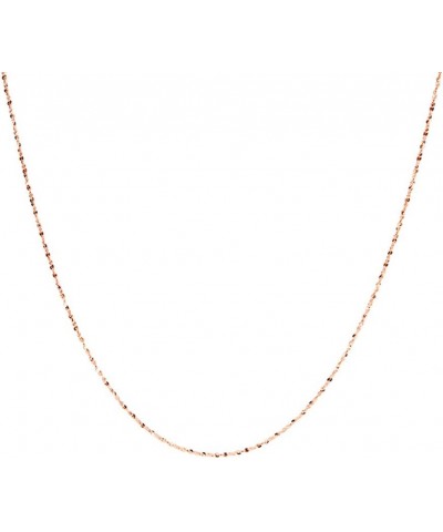 Chain of Love 925 Sterling Silver Basic O_Chain Can Adding A Pendant Or Charm on it Silver Neckalce Chain Rose Gold style-3 $...