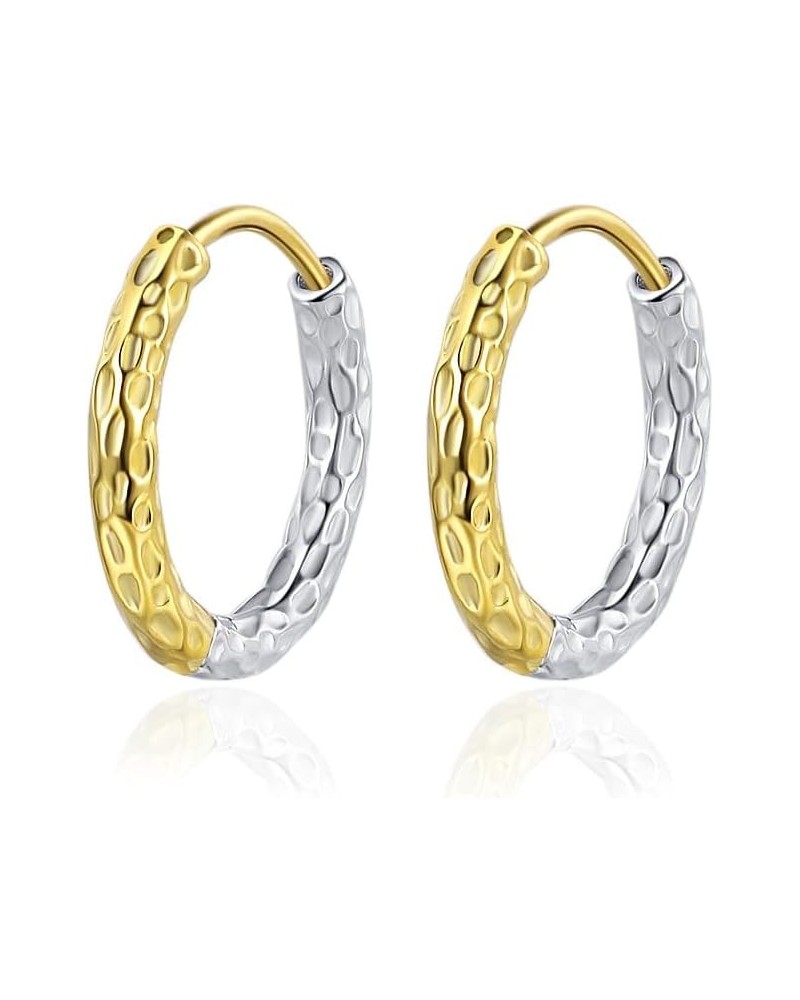 925 Sterling Silver Wave Point Huggie Hoop Earrings for Women Lightweight Small Gold Hoop Earrings Gift For Her Silver Gold $...