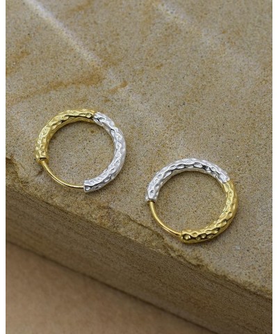 925 Sterling Silver Wave Point Huggie Hoop Earrings for Women Lightweight Small Gold Hoop Earrings Gift For Her Silver Gold $...