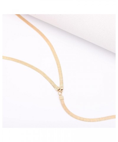 Simple Body Chain Sexy Bra Bikini Waist Belly Chains Beach Body Necklace Party Body Accessories for Women and Girls Snake $8....