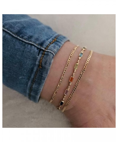 Anklets for Women 14K Real Gold/Silver Plated Ankle Bracelets Trendy Waterproof Boho Anklets Set Adjustable Dainty Cute Diamo...