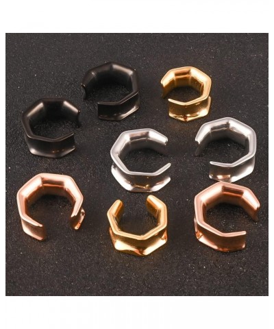 DIY Ear Tunnels Hanger Pendant Stainless Steel Plugs Gauges Stretcher 2g 0g Body Piercing Jewelry 19mm(3/4") F-Hexagon $6.71 ...