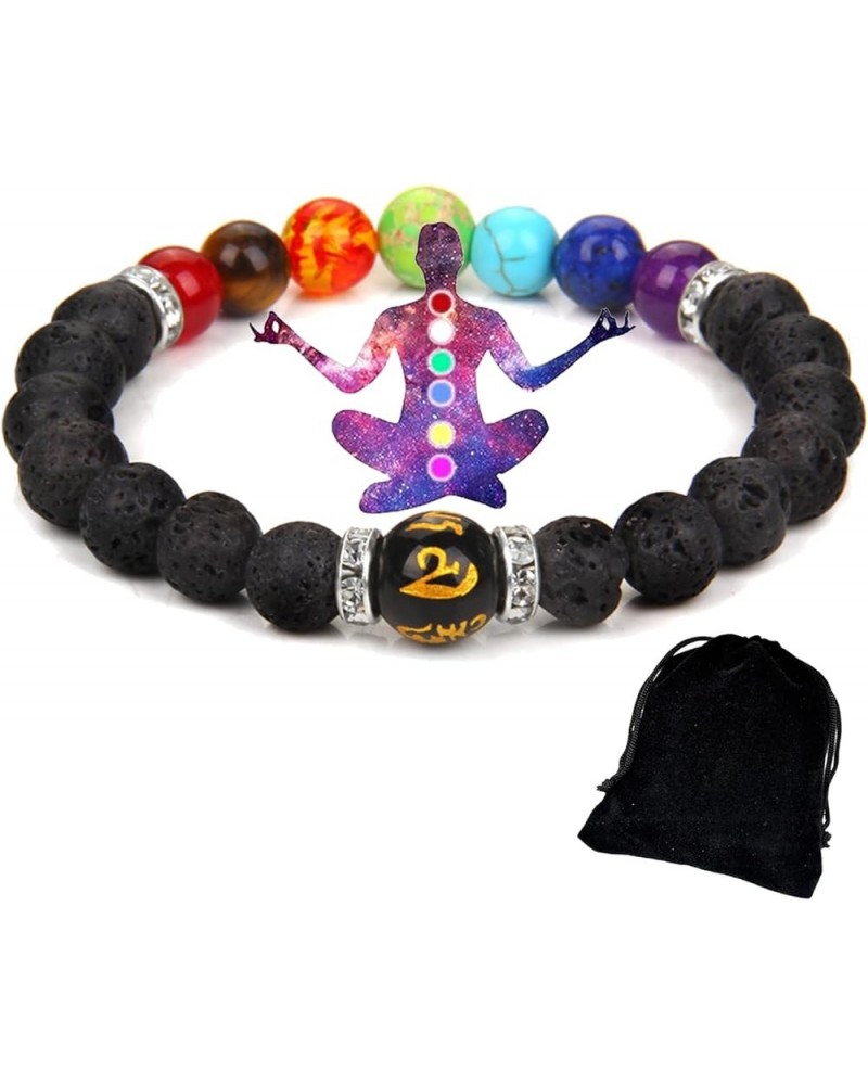 7 Chakra Bracelet, Bracelet 7 Chakra Amour Supreme, Religion Healing Real Stones Yoga Reiki Bracelets D $8.54 Bracelets