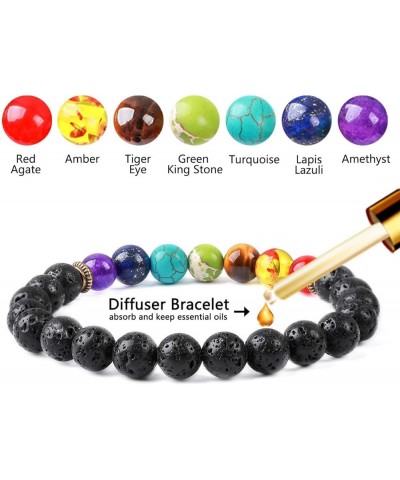 7 Chakra Bracelet, Bracelet 7 Chakra Amour Supreme, Religion Healing Real Stones Yoga Reiki Bracelets D $8.54 Bracelets