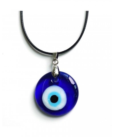 Evil Eye Necklace Blue Eye Pendant Amulet Necklace Choker Clavicle Lucky Chain Jewelry Gift Friendship Couple Necklace(30mm-0...