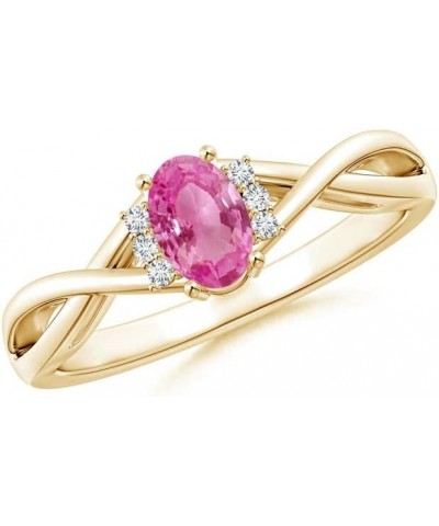 Natural Pink Sapphire Solitaire Ring for Women, Girls in 14K Solid Gold/Platinum| September Birthstone Jewelry Gift for Her |...