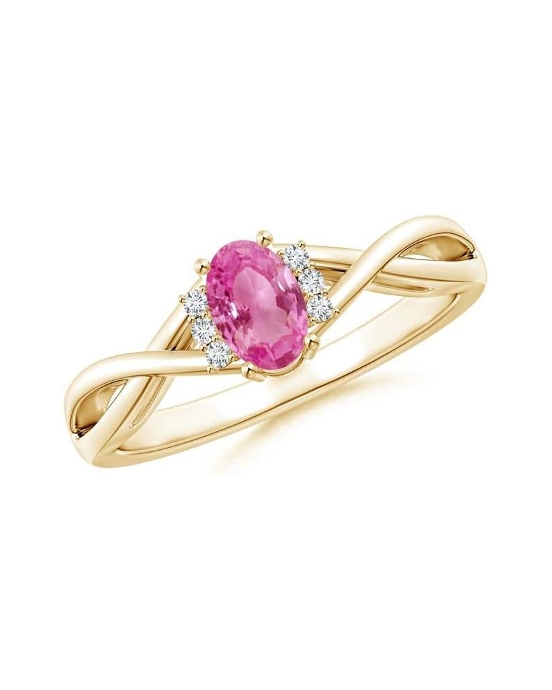 Natural Pink Sapphire Solitaire Ring for Women, Girls in 14K Solid Gold/Platinum| September Birthstone Jewelry Gift for Her |...