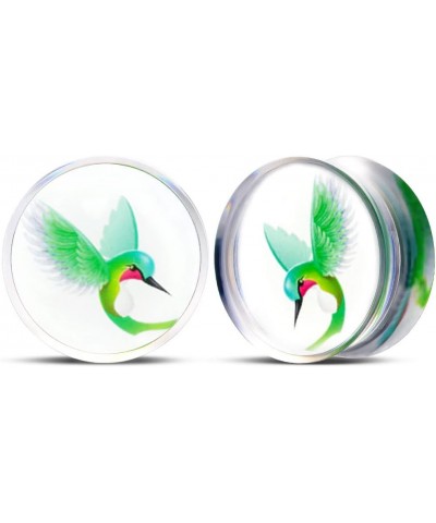 2 PCS Resin Acrylic Transparent Screw Tunnels Ear Expander Stretcher Piercing Ear Gauges 14mm PO-D3197 $9.12 Body Jewelry