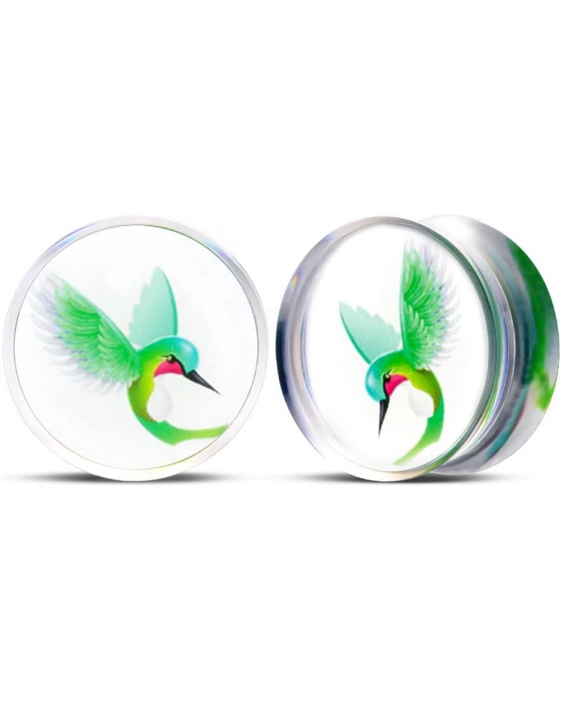 2 PCS Resin Acrylic Transparent Screw Tunnels Ear Expander Stretcher Piercing Ear Gauges 14mm PO-D3197 $9.12 Body Jewelry