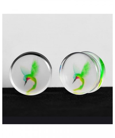 2 PCS Resin Acrylic Transparent Screw Tunnels Ear Expander Stretcher Piercing Ear Gauges 14mm PO-D3197 $9.12 Body Jewelry