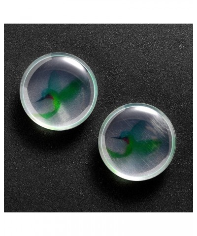 2 PCS Resin Acrylic Transparent Screw Tunnels Ear Expander Stretcher Piercing Ear Gauges 14mm PO-D3197 $9.12 Body Jewelry