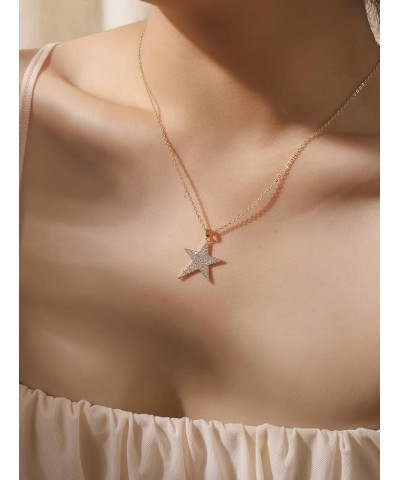 Dainty Gold Star Pendant Necklace for Teen Girls, Simple Stainless Steel Jewelry 4 $9.50 Necklaces