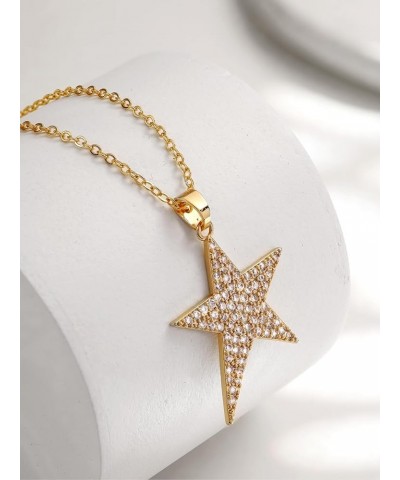 Dainty Gold Star Pendant Necklace for Teen Girls, Simple Stainless Steel Jewelry 4 $9.50 Necklaces