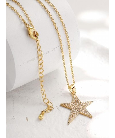 Dainty Gold Star Pendant Necklace for Teen Girls, Simple Stainless Steel Jewelry 4 $9.50 Necklaces