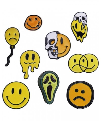 Skull Badges Enamel Pin Brooches for Women Anime Smiley Pins Metal Brooch Enamel Badges On Clothes Horror Deadpool Avatar Bad...