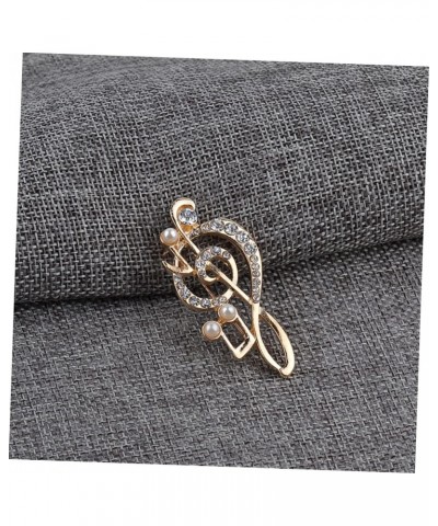 4pcs Musical Note Brooch Music Note Decor Pin for Hats Music Symbol Brooch Decorative Brooch Crown Decorations Lapel Pin Back...