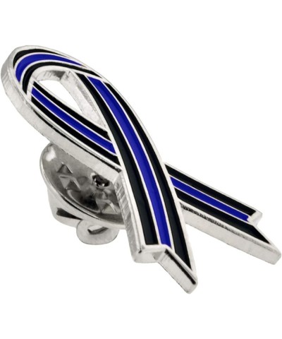 Thin Blue Line Lapel Pin 25 Pack Police Officer Awareness Ribbon $30.47 Others